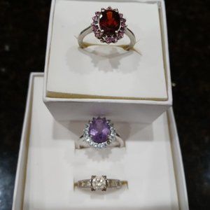 Set of 3 rings for REPAIR or REMOUNT in new settings